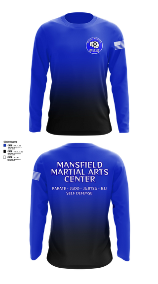 Long Sleeve Rash Guard Shirt, Mansfield Martial Arts Center, , Teamtime, Team time, sublimation, custom sports apparel, team uniforms, spirit wear, spiritwear, sports uniforms, custom shirts, team store, custom team store, fundraiser sports, apparel fundraiser