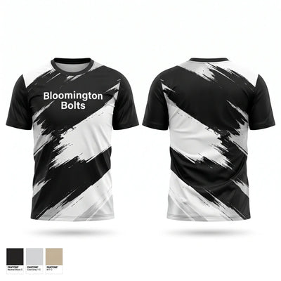 Bloomington Bolts Soft Poly Tee Cotton Like Feel - 1