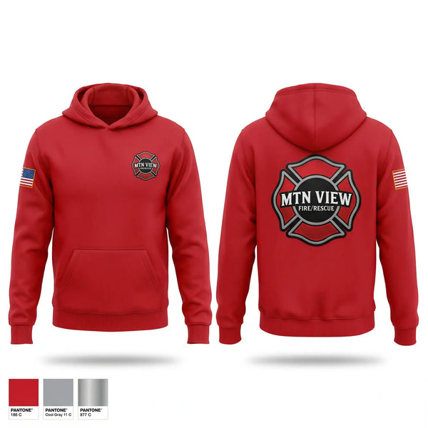 Hoodie, Mountain View Fire Department, Fire Department, Teamtime, Team time, sublimation, custom sports apparel, team uniforms, spirit wear, spiritwear, sports uniforms, custom shirts, team store, custom team store, fundraiser sports, apparel fundraiser