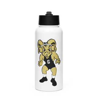 Glenwood Wrestling Club 30986087 Stainless Steel Water Bottle with a Straw Lid