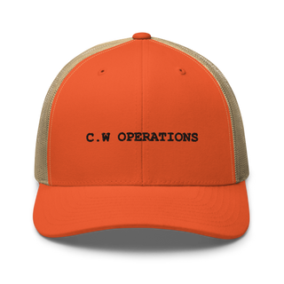 C.W Operations 41850268 Retro Trucker Hat | Yupoong 6606