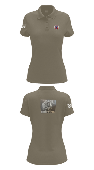 345th TRS 44562231 Women's Short Sleeve Performance Polo  - 75