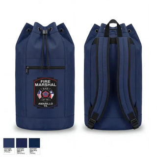 Gear Bag, Fire Marshal’s Office, Fire Department, Teamtime, Team time, sublimation, custom sports apparel, team uniforms, spirit wear, spiritwear, sports uniforms, custom shirts, team store, custom team store, fundraiser sports, apparel fundraiser