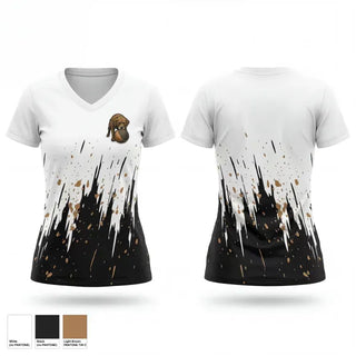 Womens Short Sleeve Vneck Shirt, Hounds, Men's Basketball, Teamtime, Team time, sublimation, custom sports apparel, team uniforms, spirit wear, spiritwear, sports uniforms, custom shirts, team store, custom team store, fundraiser sports, apparel fundraiser