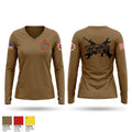 294th ESC 69878544 Women's Long Sleeve V-neck Shirt - 1