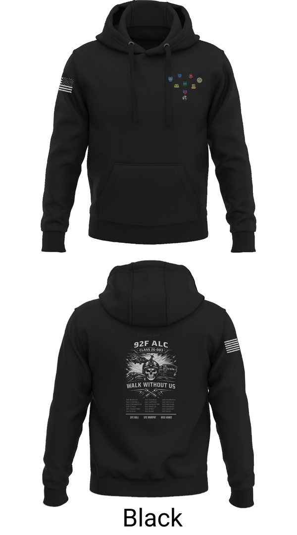 Hoodie, 92F ALC 26-003, Army, Teamtime, Team time, sublimation, custom sports apparel, team uniforms, spirit wear, spiritwear, sports uniforms, custom shirts, team store, custom team store, fundraiser sports, apparel fundraiser