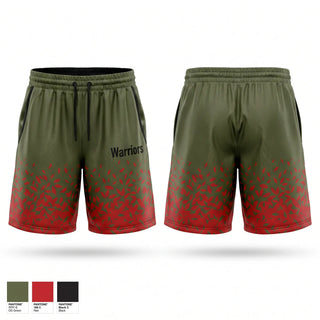 Mens Basketball Shorts, Warriors, Men's Basketball, Teamtime, Team time, sublimation, custom sports apparel, team uniforms, spirit wear, spiritwear, sports uniforms, custom shirts, team store, custom team store, fundraiser sports, apparel fundraiser