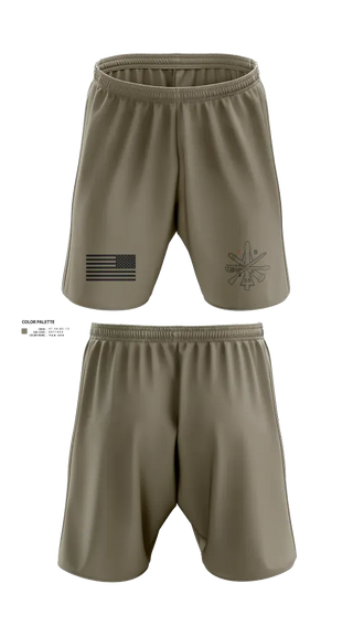 Athletic Shorts With Pockets, 1st Platoon / B CO / 2-5 CAV, Army, Teamtime, Team time, sublimation, custom sports apparel, team uniforms, spirit wear, spiritwear, sports uniforms, custom shirts, team store, custom team store, fundraiser sports, apparel fundraiser