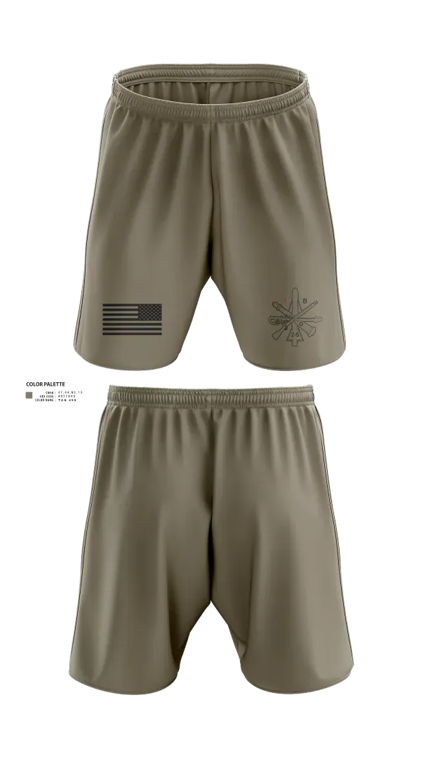 Athletic Shorts With Pockets, 1st Platoon / B CO / 2-5 CAV, Army, Teamtime, Team time, sublimation, custom sports apparel, team uniforms, spirit wear, spiritwear, sports uniforms, custom shirts, team store, custom team store, fundraiser sports, apparel fundraiser