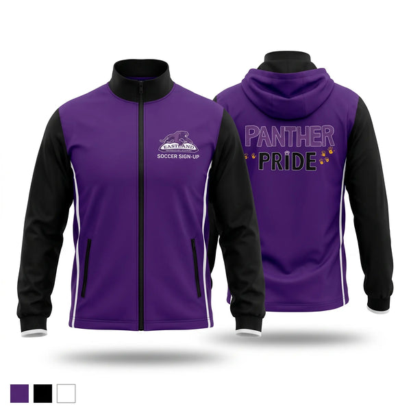 Windbreaker, Eastland Prep Panthers, Men's Soccer, Teamtime, Team time, sublimation, custom sports apparel, team uniforms, spirit wear, spiritwear, sports uniforms, custom shirts, team store, custom team store, fundraiser sports, apparel fundraiser