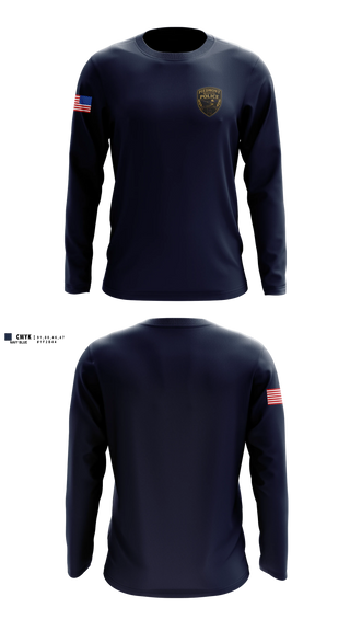 Long Sleeve Performance Shirt, Piedmont Police, Police, Teamtime, Team time, sublimation, custom sports apparel, team uniforms, spirit wear, spiritwear, sports uniforms, custom shirts, team store, custom team store, fundraiser sports, apparel fundraiser