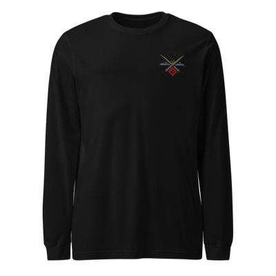 RCKT BTRY D 2nd BN 14th MAR 78897575 Unisex Long Sleeve Tee | Bella + Canvas 3501