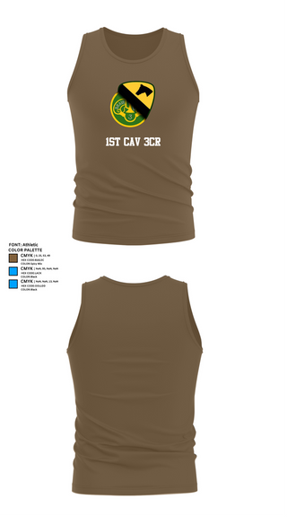 Tank Top, 1st Cav 3CR, , Teamtime, Team time, sublimation, custom sports apparel, team uniforms, spirit wear, spiritwear, sports uniforms, custom shirts, team store, custom team store, fundraiser sports, apparel fundraiser