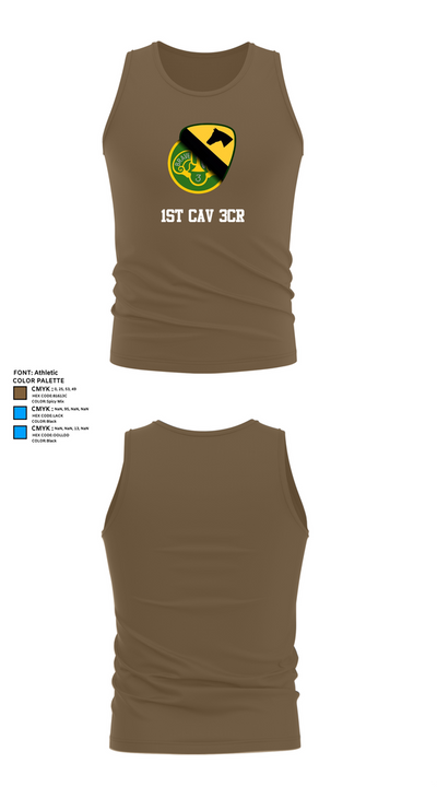 1st Cav 3CR 22311703 Tank Top - 19