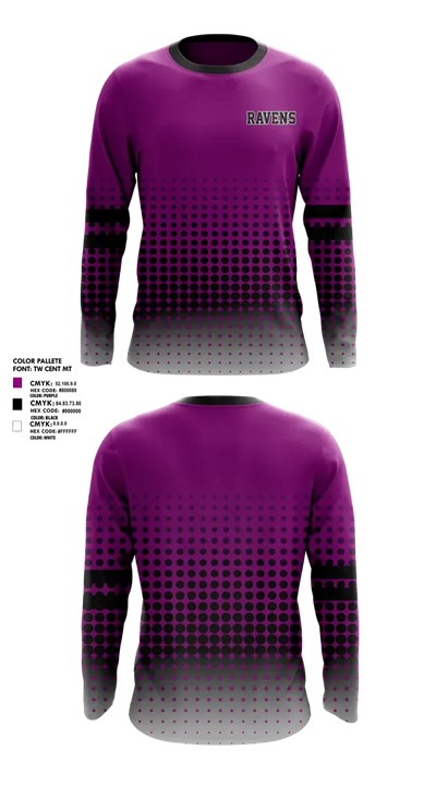 RAVENS 3831959 Long Sleeve Performance Shirt 1
