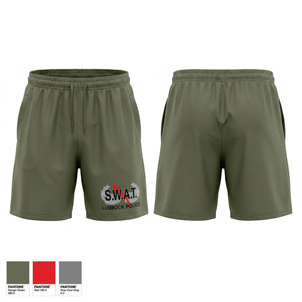 Athletic Shorts With Pockets, Lubbock SWAT, Police, Teamtime, Team time, sublimation, custom sports apparel, team uniforms, spirit wear, spiritwear, sports uniforms, custom shirts, team store, custom team store, fundraiser sports, apparel fundraiser