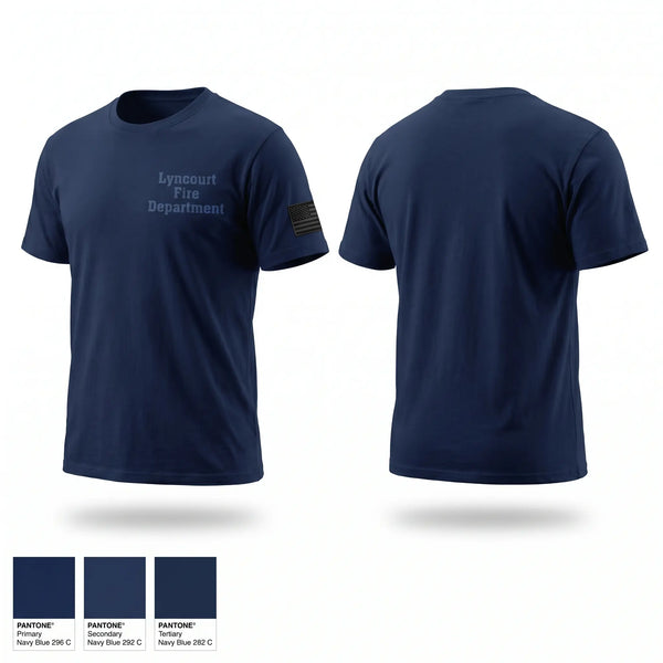 Lyncourt Fire Department Old School Cotton Feel Shirt - 1