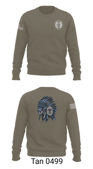 Crew Neck Sweatshirt, Fairchild AFB Chiefs, Air Force, Teamtime, Team time, sublimation, custom sports apparel, team uniforms, spirit wear, spiritwear, sports uniforms, custom shirts, team store, custom team store, fundraiser sports, apparel fundraiser