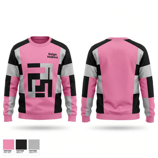 Crew Neck Sweatshirt, Reign Makers, Women's Basketball, Teamtime, Team time, sublimation, custom sports apparel, team uniforms, spirit wear, spiritwear, sports uniforms, custom shirts, team store, custom team store, fundraiser sports, apparel fundraiser