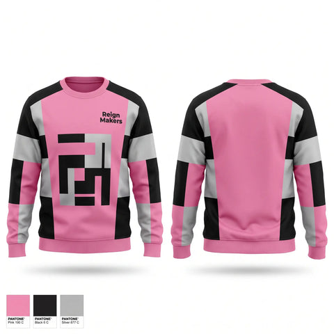 Crew Neck Sweatshirt, Reign Makers, Women's Basketball, Teamtime, Team time, sublimation, custom sports apparel, team uniforms, spirit wear, spiritwear, sports uniforms, custom shirts, team store, custom team store, fundraiser sports, apparel fundraiser
