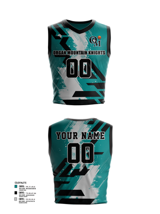 Mens Basketball Jersey, Organ Mountain Knights Basketball, Men's Basketball, Teamtime, Team time, sublimation, custom sports apparel, team uniforms, spirit wear, spiritwear, sports uniforms, custom shirts, team store, custom team store, fundraiser sports, apparel fundraiser
