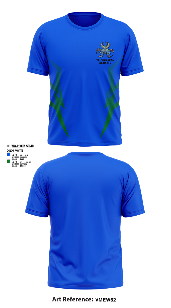 Short Sleeve Performance Shirt, Triple Spiral Isshinryu Karate, , Teamtime, Team time, sublimation, custom sports apparel, team uniforms, spirit wear, spiritwear, sports uniforms, custom shirts, team store, custom team store, fundraiser sports, apparel fundraiser