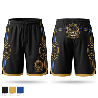 Athletic Shorts With Pockets, NYPD NARCOTICS K9, Police, Teamtime, Team time, sublimation, custom sports apparel, team uniforms, spirit wear, spiritwear, sports uniforms, custom shirts, team store, custom team store, fundraiser sports, apparel fundraiser