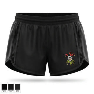 Womens Shorts, “JOKERS WILD”, , Teamtime, Team time, sublimation, custom sports apparel, team uniforms, spirit wear, spiritwear, sports uniforms, custom shirts, team store, custom team store, fundraiser sports, apparel fundraiser