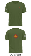 14th Marine regiment 4th Marine corps division 57481844 Short Sleeve Performance Shirt - 56