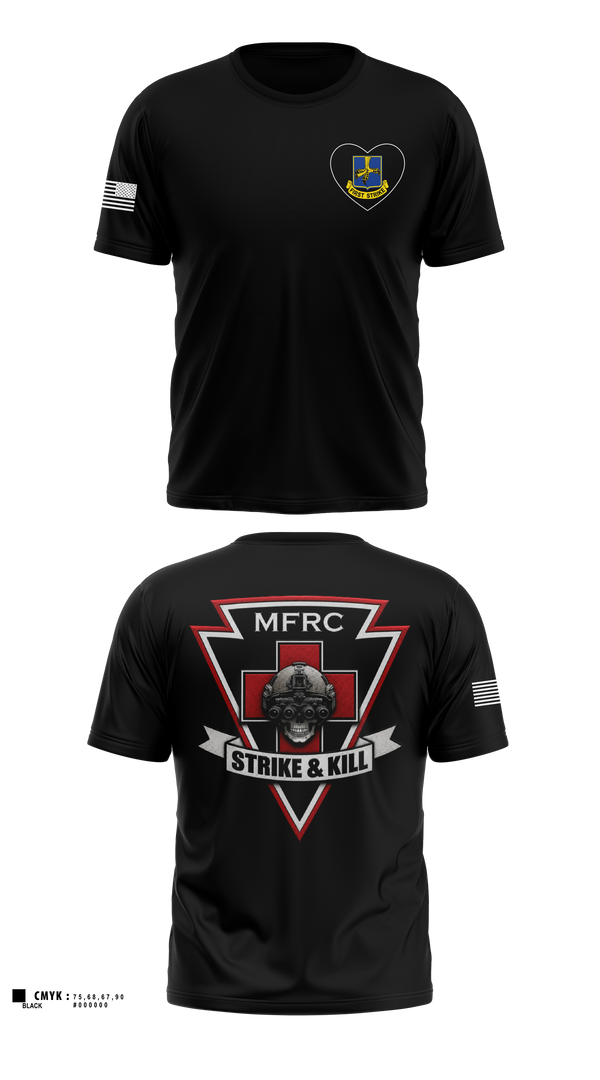 Short Sleeve Performance Shirt, 2-502 MFRC MED, Army, Teamtime, Team time, sublimation, custom sports apparel, team uniforms, spirit wear, spiritwear, sports uniforms, custom shirts, team store, custom team store, fundraiser sports, apparel fundraiser