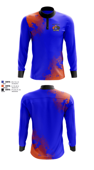 South Kentucky Outlaws 66012093 Quarter Zip Jacket - 1