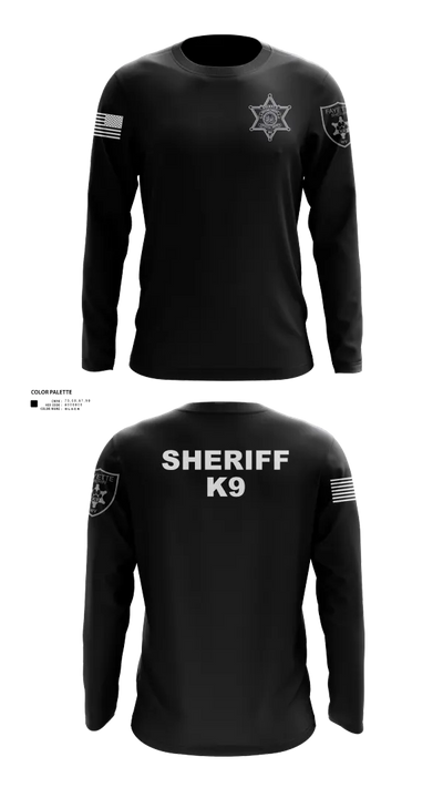 Fayette County Sheriff WV 38752837 Long Sleeve Performance Shirt 233