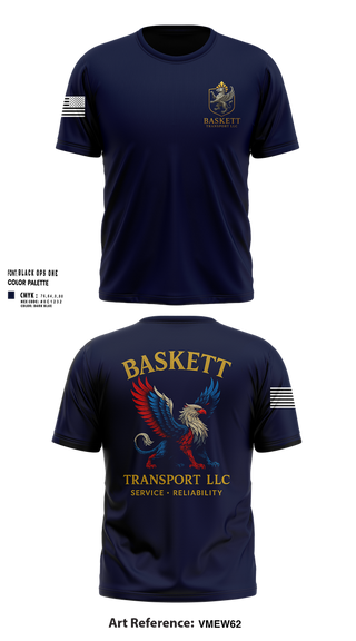 Short Sleeve Performance Shirt, Baskett Transport LLC, , Teamtime, Team time, sublimation, custom sports apparel, team uniforms, spirit wear, spiritwear, sports uniforms, custom shirts, team store, custom team store, fundraiser sports, apparel fundraiser