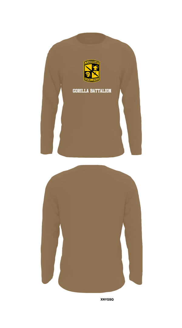 Long Sleeve Performance Shirt, Gorilla battalion, , Teamtime, Team time, sublimation, custom sports apparel, team uniforms, spirit wear, spiritwear, sports uniforms, custom shirts, team store, custom team store, fundraiser sports, apparel fundraiser