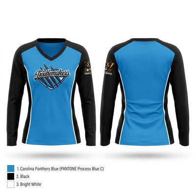 Troublemakers Women's Long Sleeve V-neck Shirt - 10