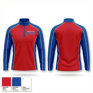 Quarter Zip Jacket, Carbondale Area Chargerettes, Softball, Teamtime, Team time, sublimation, custom sports apparel, team uniforms, spirit wear, spiritwear, sports uniforms, custom shirts, team store, custom team store, fundraiser sports, apparel fundraiser
