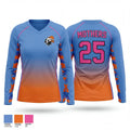 2Smooth Baseball 50268596 Women's Long Sleeve V-neck Shirt - 1