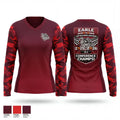 EARLE BULLDOGS 41399226 Women's Long Sleeve V-neck Shirt - 1