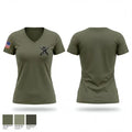 FAFO 90635236 Women's Short Sleeve V-neck Shirt - 1