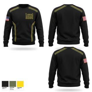 Crew Neck Sweatshirt, Local 2266, Police, Teamtime, Team time, sublimation, custom sports apparel, team uniforms, spirit wear, spiritwear, sports uniforms, custom shirts, team store, custom team store, fundraiser sports, apparel fundraiser