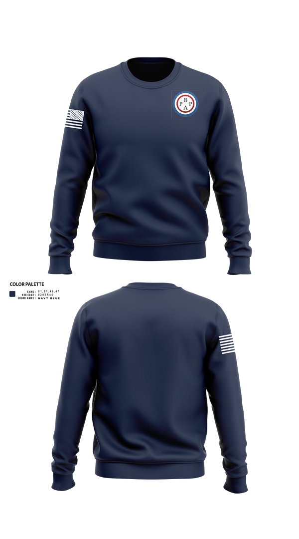 Crew Neck Sweatshirt, Boston Police Patrolmen’s Association, Police, Teamtime, Team time, sublimation, custom sports apparel, team uniforms, spirit wear, spiritwear, sports uniforms, custom shirts, team store, custom team store, fundraiser sports, apparel fundraiser