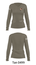 ECC 65990706 Women's Long Sleeve V-neck Shirt - 11