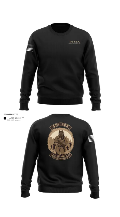 171st Emergency Management Flight 44868000 Crew Neck Sweatshirt - 21