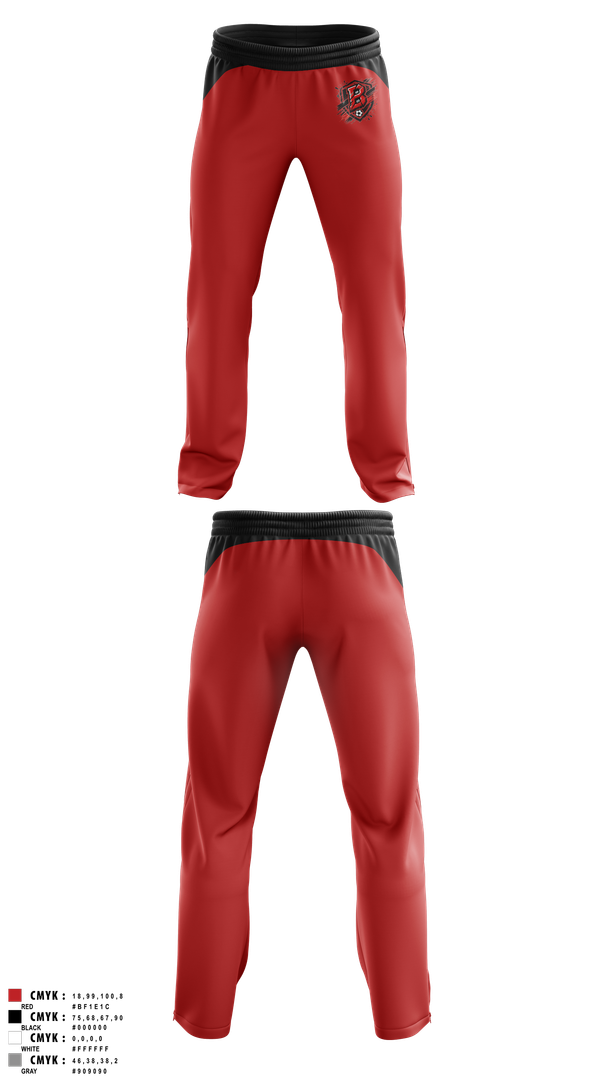 Sweatpants, Bremen Soccer, Men's Soccer, Teamtime, Team time, sublimation, custom sports apparel, team uniforms, spirit wear, spiritwear, sports uniforms, custom shirts, team store, custom team store, fundraiser sports, apparel fundraiser