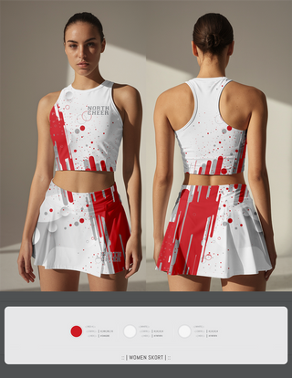 Skort, North Attleborough High School Cheer, Cheer, Teamtime, Team time, sublimation, custom sports apparel, team uniforms, spirit wear, spiritwear, sports uniforms, custom shirts, team store, custom team store, fundraiser sports, apparel fundraiser