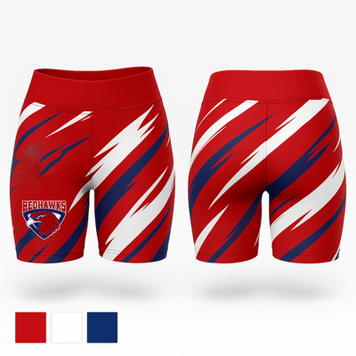Touchet Redhawks Basketball 16435101 Men's Compression Shorts - 1