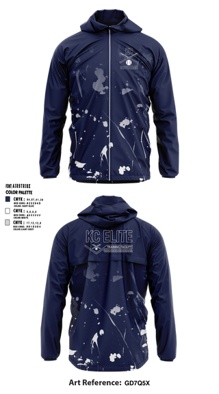 Windbreaker, KC Elite, Softball, Teamtime, Team time, sublimation, custom sports apparel, team uniforms, spirit wear, spiritwear, sports uniforms, custom shirts, team store, custom team store, fundraiser sports, apparel fundraiser