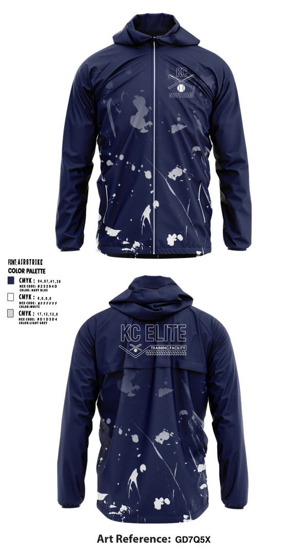 Windbreaker, KC Elite, Softball, Teamtime, Team time, sublimation, custom sports apparel, team uniforms, spirit wear, spiritwear, sports uniforms, custom shirts, team store, custom team store, fundraiser sports, apparel fundraiser