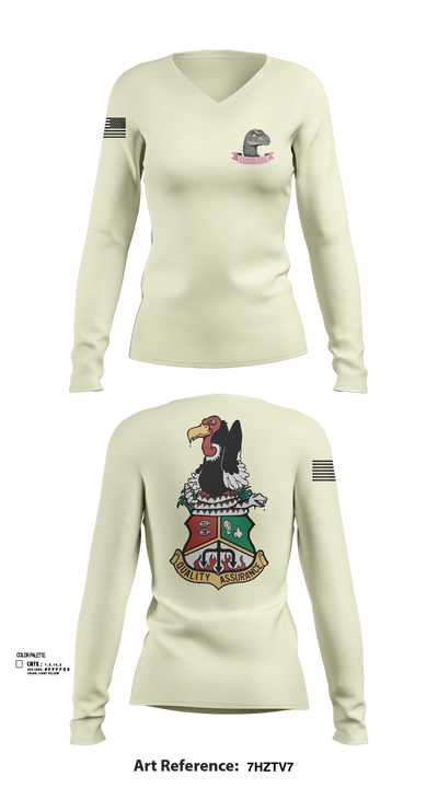 Vipers 19334315 Women's Long Sleeve V-neck Shirt - 33