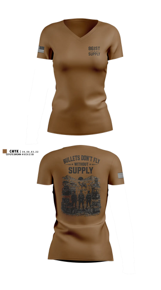 Womens Short Sleeve Vneck Shirt, 861, Army, Teamtime, Team time, sublimation, custom sports apparel, team uniforms, spirit wear, spiritwear, sports uniforms, custom shirts, team store, custom team store, fundraiser sports, apparel fundraiser